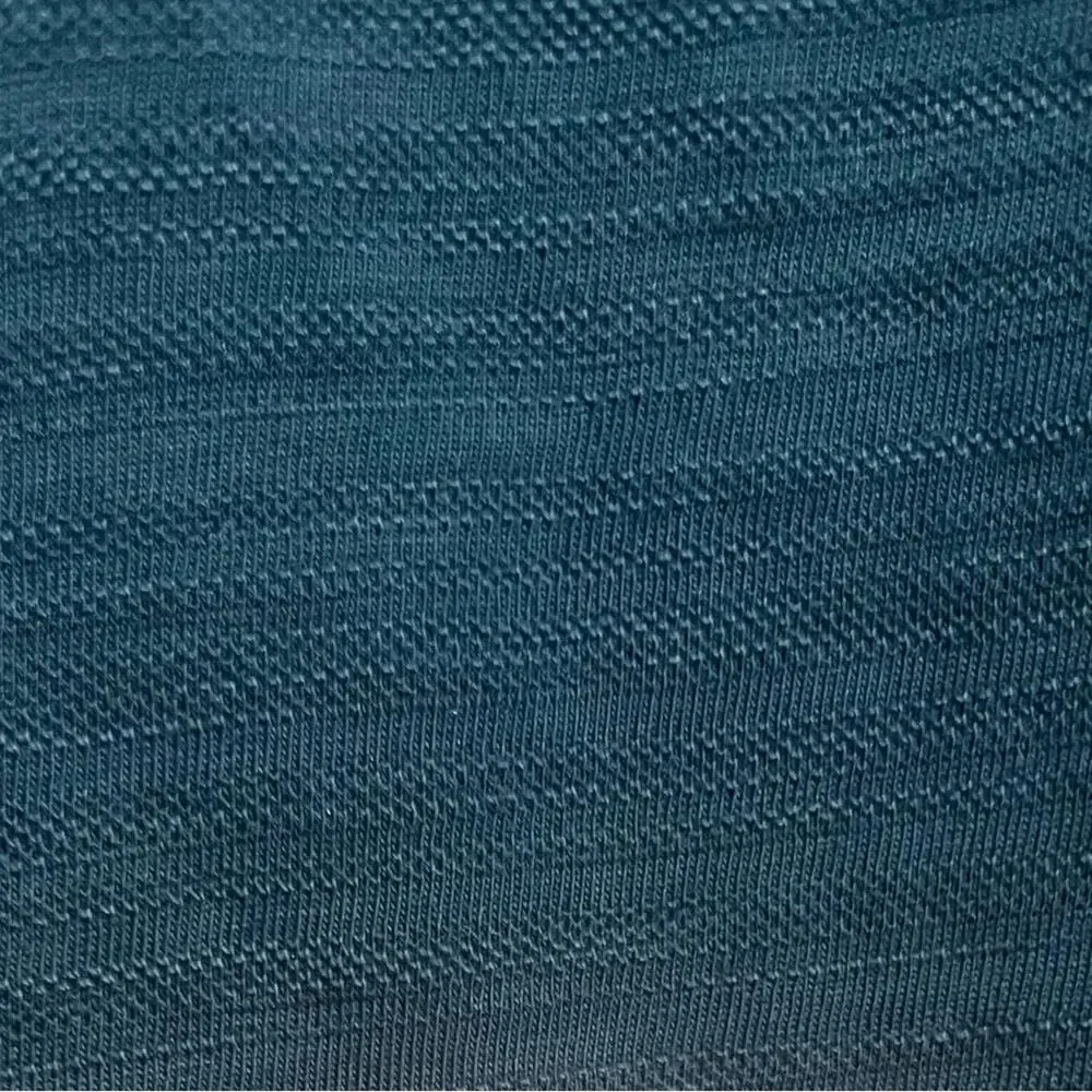 John Varvatos Polo Shirt Blue Short Sleeve Cotton Textured 3 Stars Size Large - Picture 7 of 7
